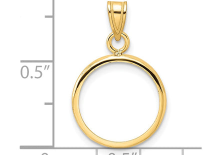 14K gold pendant, further view