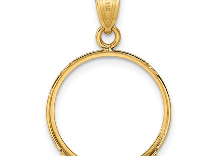 14K gold pendant, another view