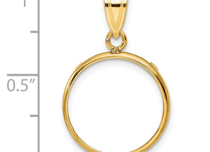 14K gold pendant, further view
