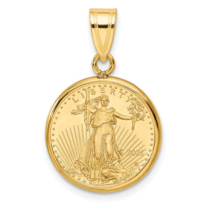14K gold pendant