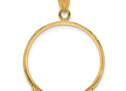 14K gold pendant, another view