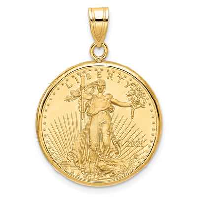14K gold pendant