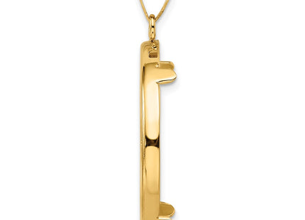 14k Yellow Gold Pendants Style C1801 - Classique Jewelry Inc.