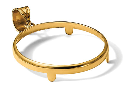 14K gold pendant, additional view