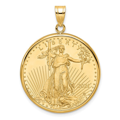 14K gold pendant