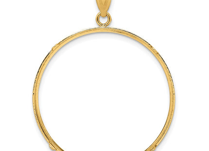 14K gold pendant, another view