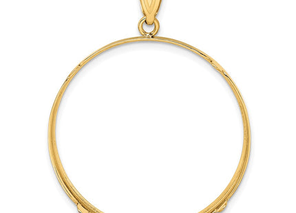 14K gold pendant, another view