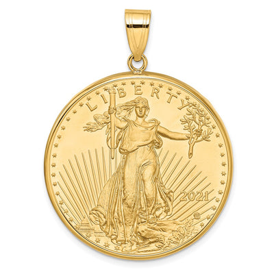 14K gold pendant