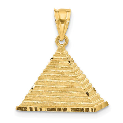 14K Pyramid Charm