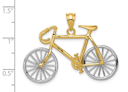 14k Two-tone Pendants Style C1813 - Classique Jewelry Inc.