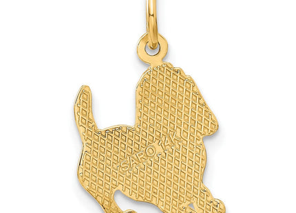 14K Dog Charm (Style C1842)