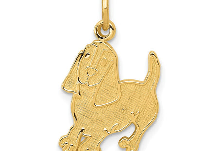 14K Dog Charm (Style C1842)