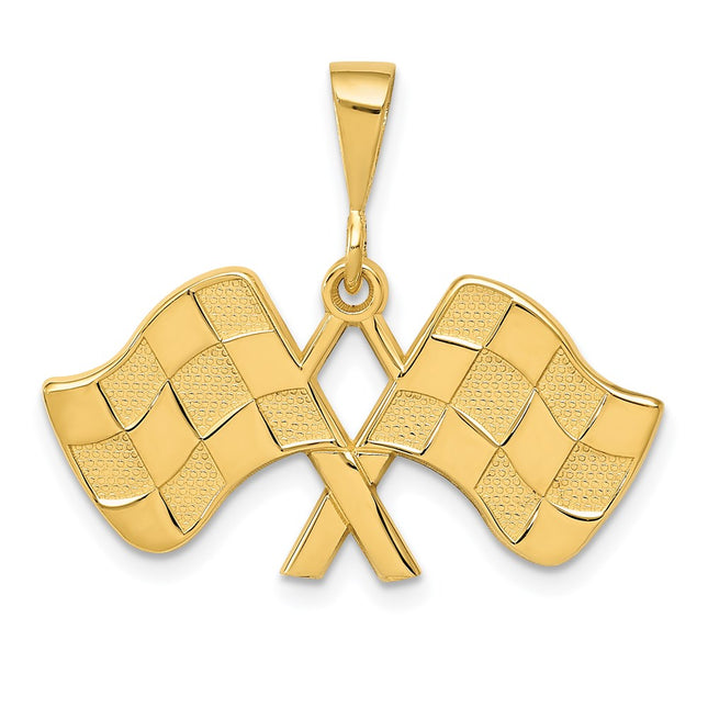 14k Yellow Gold Pendants Style C1878 - Classique Jewelry Inc.