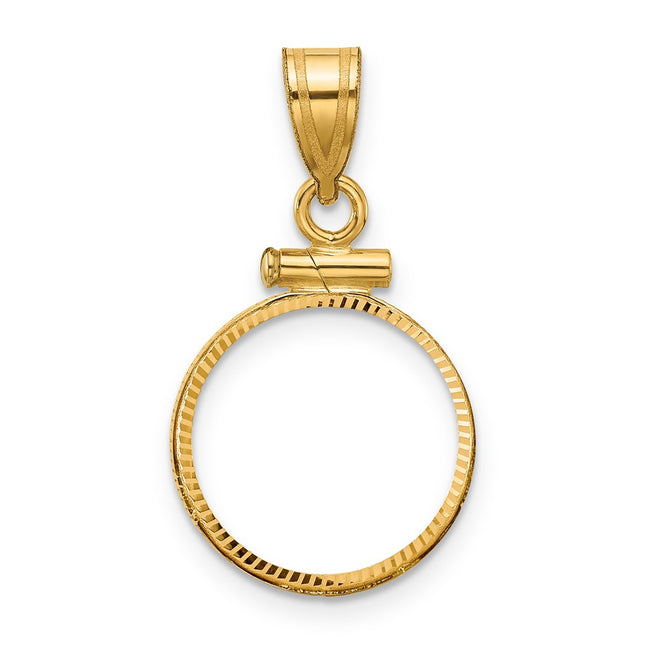 14K gold pendant