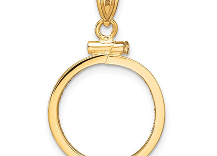 14K gold pendant, another view