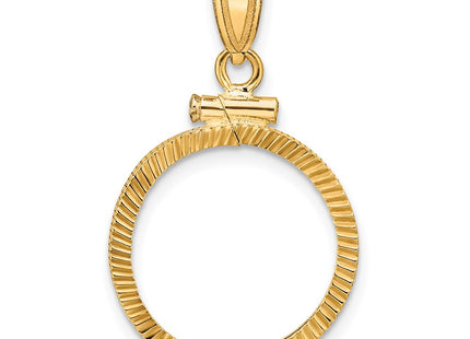 14K gold pendant