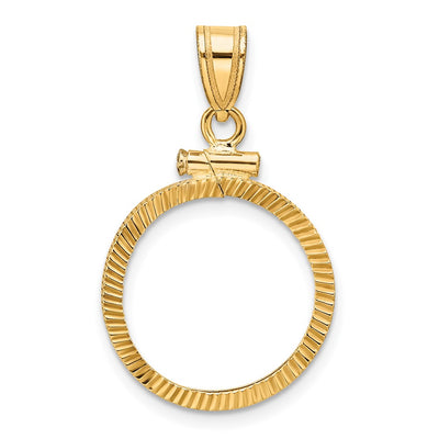 14K gold pendant