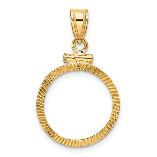 14K gold pendant