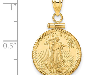 14k Yellow Gold Pendants Style C1885D - Classique Jewelry Inc.