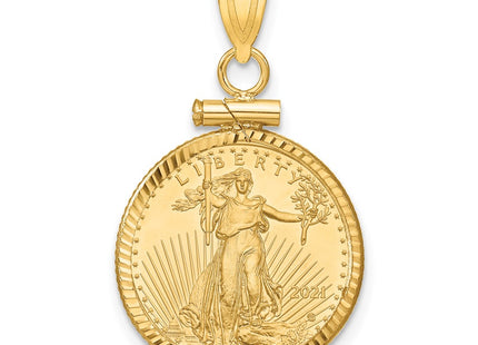 14k Yellow Gold Pendants Style C1885D - Classique Jewelry Inc.