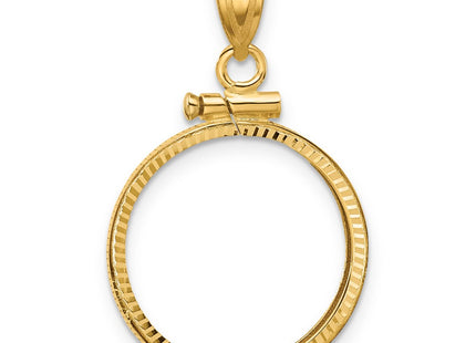 14k Yellow Gold Pendants Style C1885D - Classique Jewelry Inc.