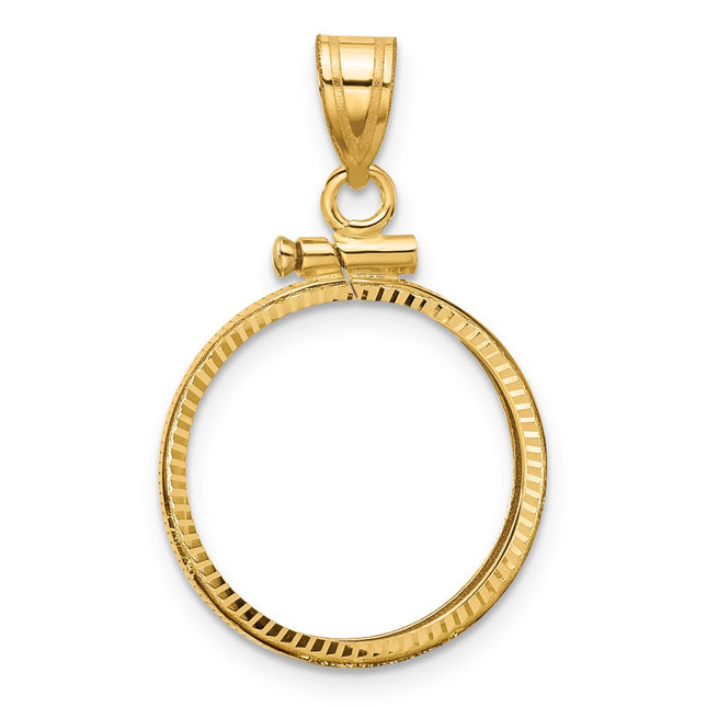 14K gold pendant