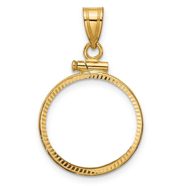 14K gold pendant