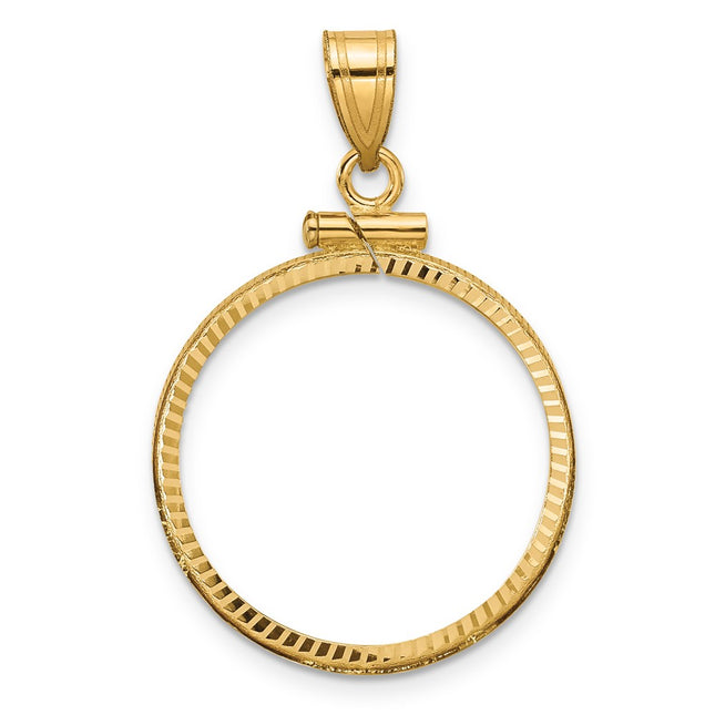 14K gold pendant