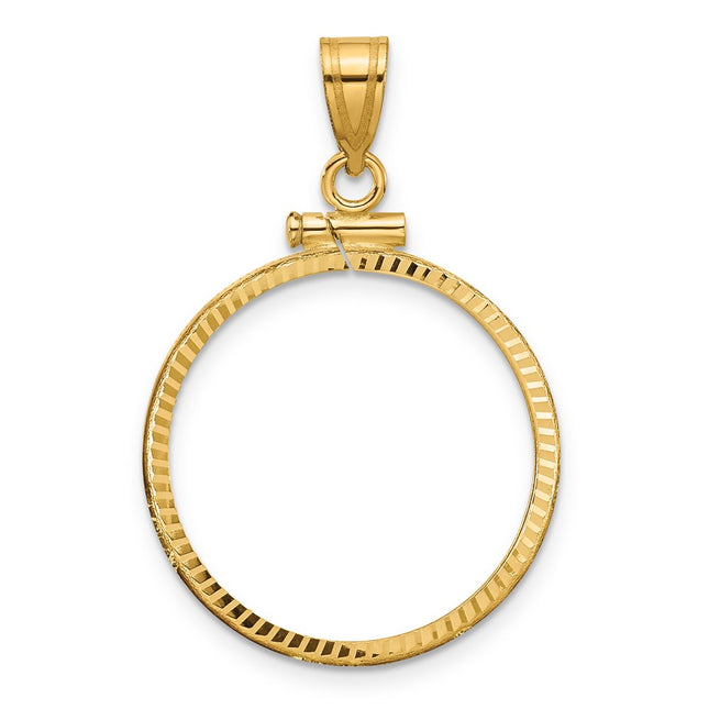 14K gold pendant