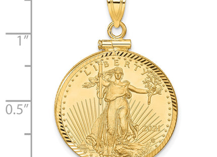 14k Yellow Gold Pendants Style C1885D - Classique Jewelry Inc.