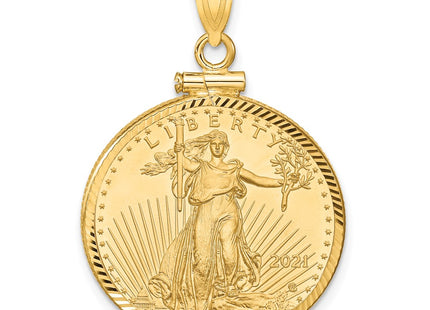 14k Yellow Gold Pendants Style C1885D - Classique Jewelry Inc.