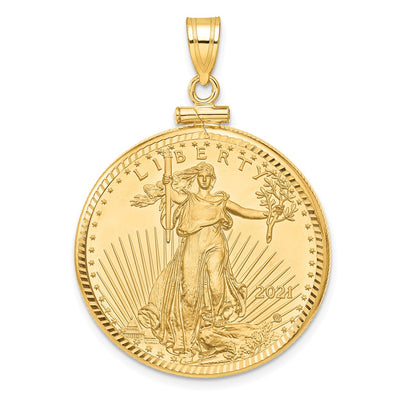 14K yellow gold pendant