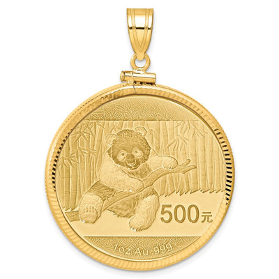 14K yellow gold pendant