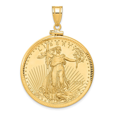 14K yellow gold pendant