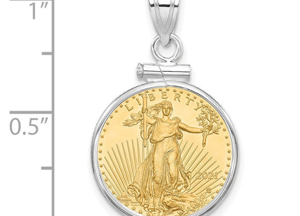 14k White Gold Pendants Style C1885W - Classique Jewelry Inc.