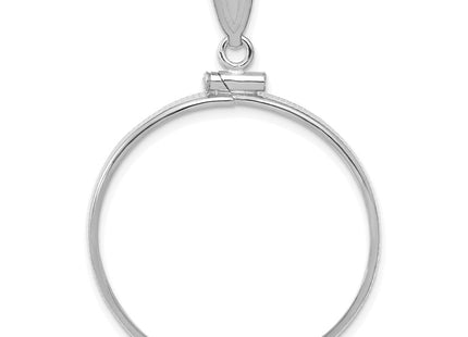 14K white gold pendant