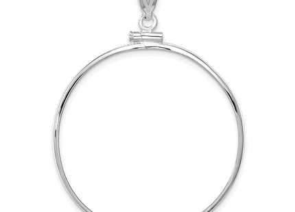 14K white gold pendant