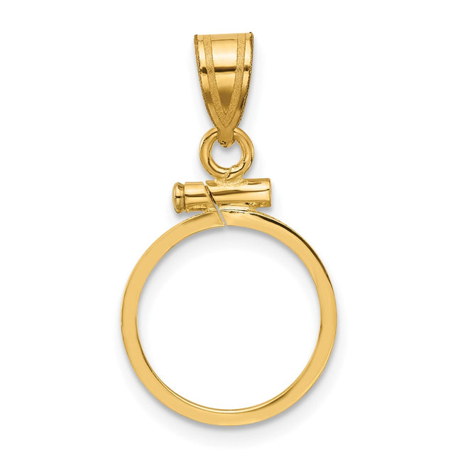 14K gold pendant