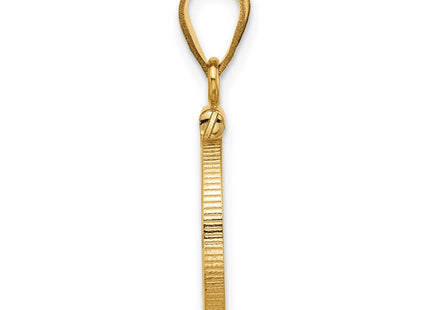 14K gold pendant, alternate view