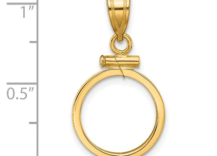 14K gold pendant, further view