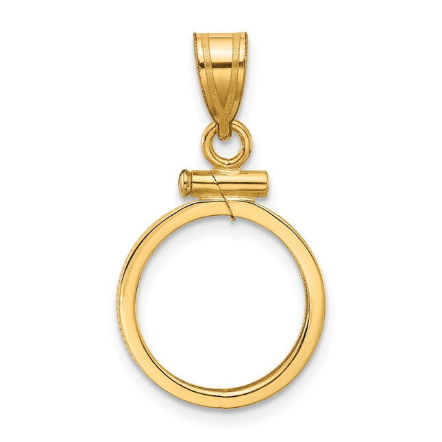 14K gold pendant