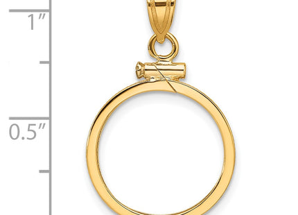 14K gold pendant, further view
