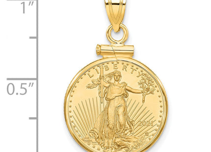 14k Yellow Gold Pendants Style C1885 - Classique Jewelry Inc.