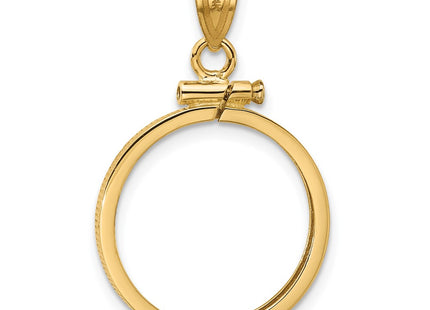 14K gold pendant, another view