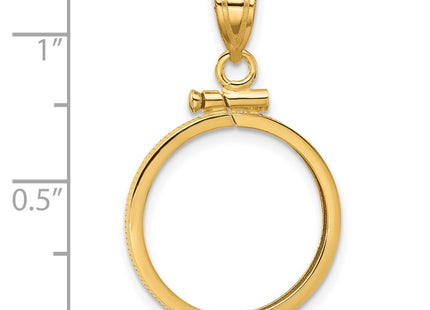 14K gold pendant, further view