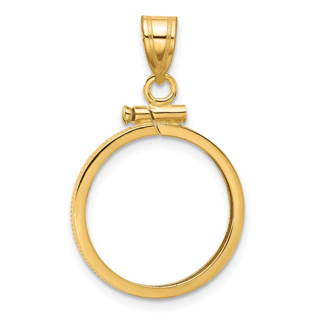 14K gold pendant