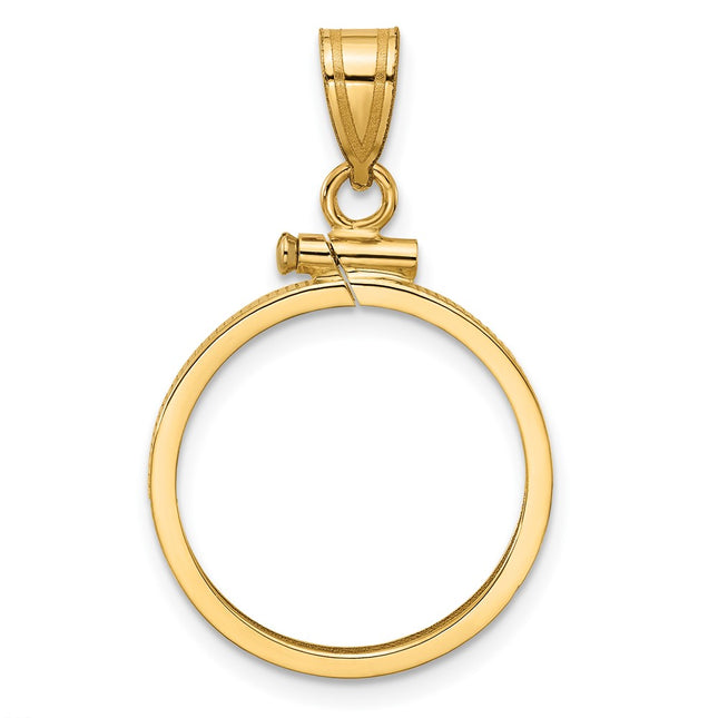 14K gold pendant