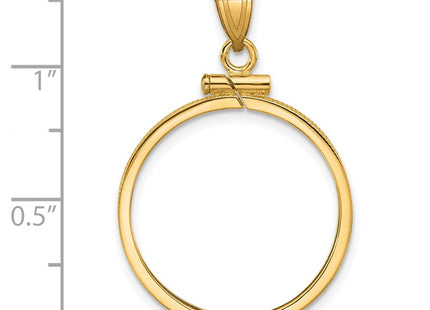 14K gold pendant, further view