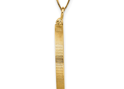 14K gold pendant, alternate view
