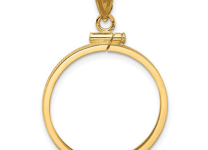 14K gold pendant, another view